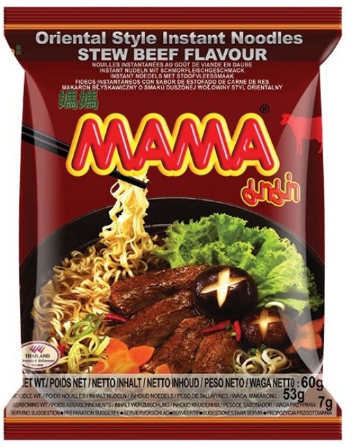 Mama Noodles Stew Beef (30 x 60g) Mama Noodles Stew Beef (30 x 60g)