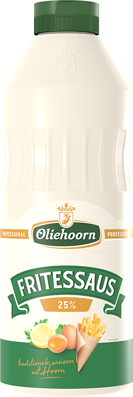 Oliehoorn Fritessaus 25% (900 ml)