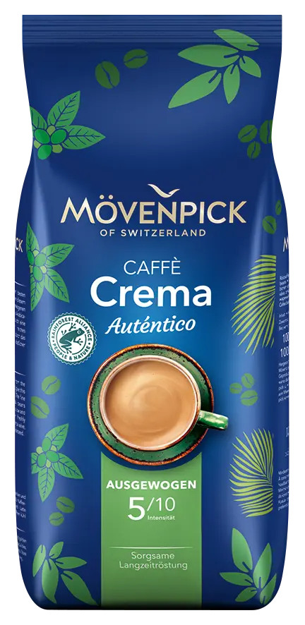 Mövenpick Caffè Crema Auténtico - 4 x 1kg