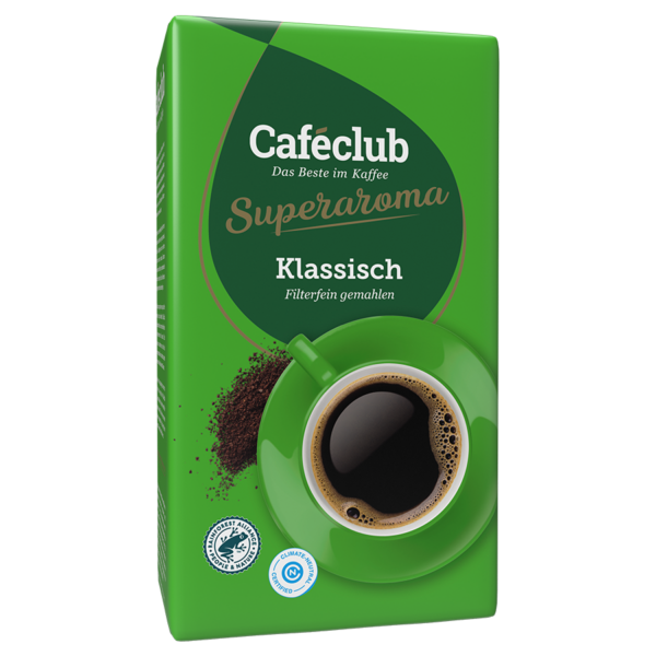 Caféclub Klassisch Gemalen - 500g